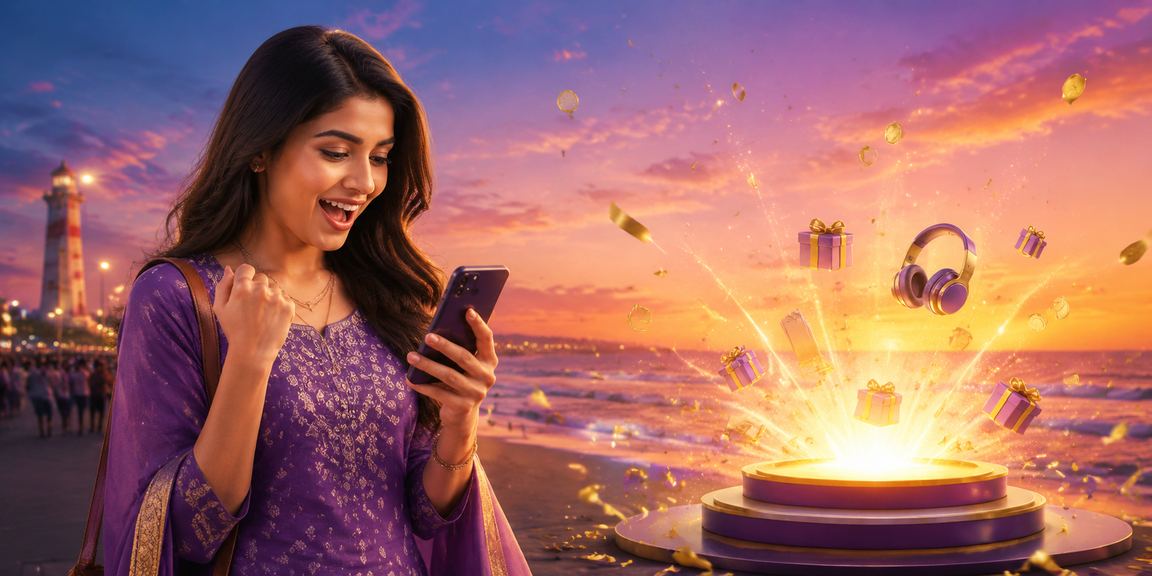 Player enjoying VIP bonus on zee24tas casino games at Chennai