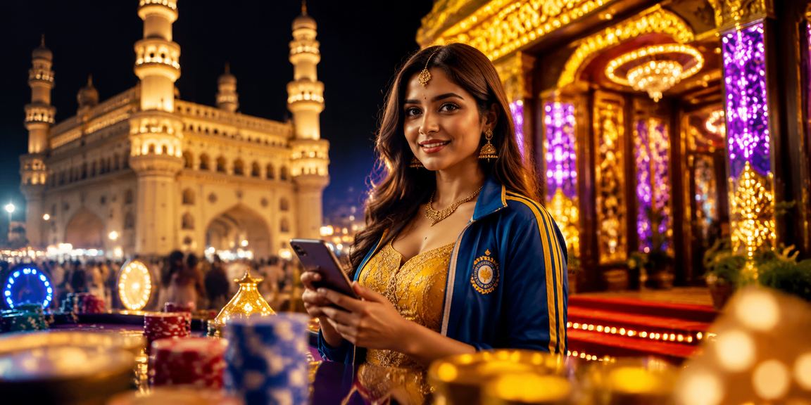 Diwali festival celebrations with cricket betting themes in Hyderabad